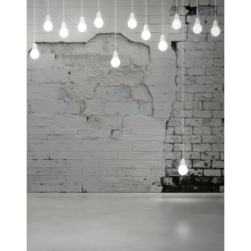 Фотообои рулонные Citydecor Лампочки 3D на флизелиновой основе 200x254 см