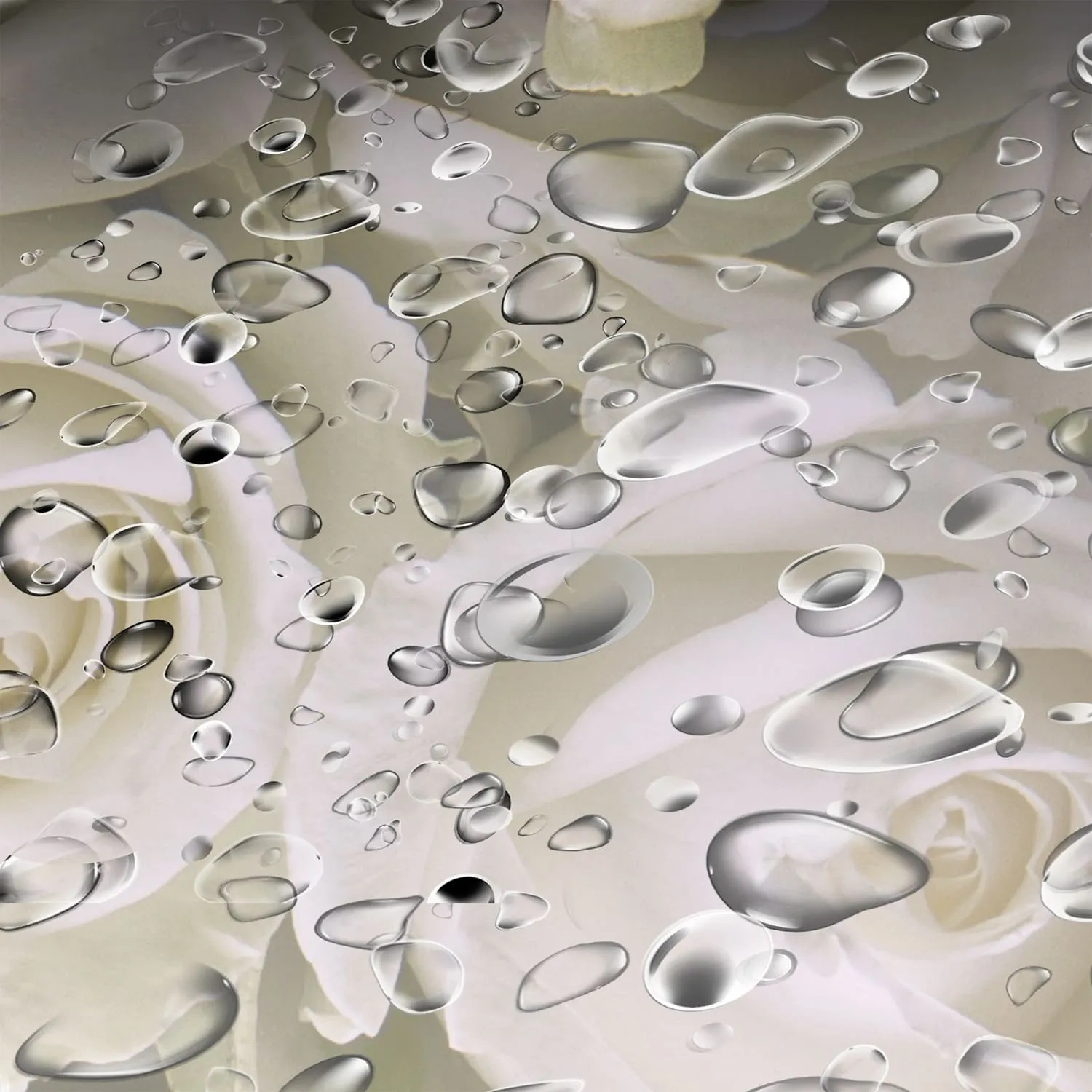 Фотообои рулонные Citydecor Розы с каплями росы на флизелиновой основе 200x254 см