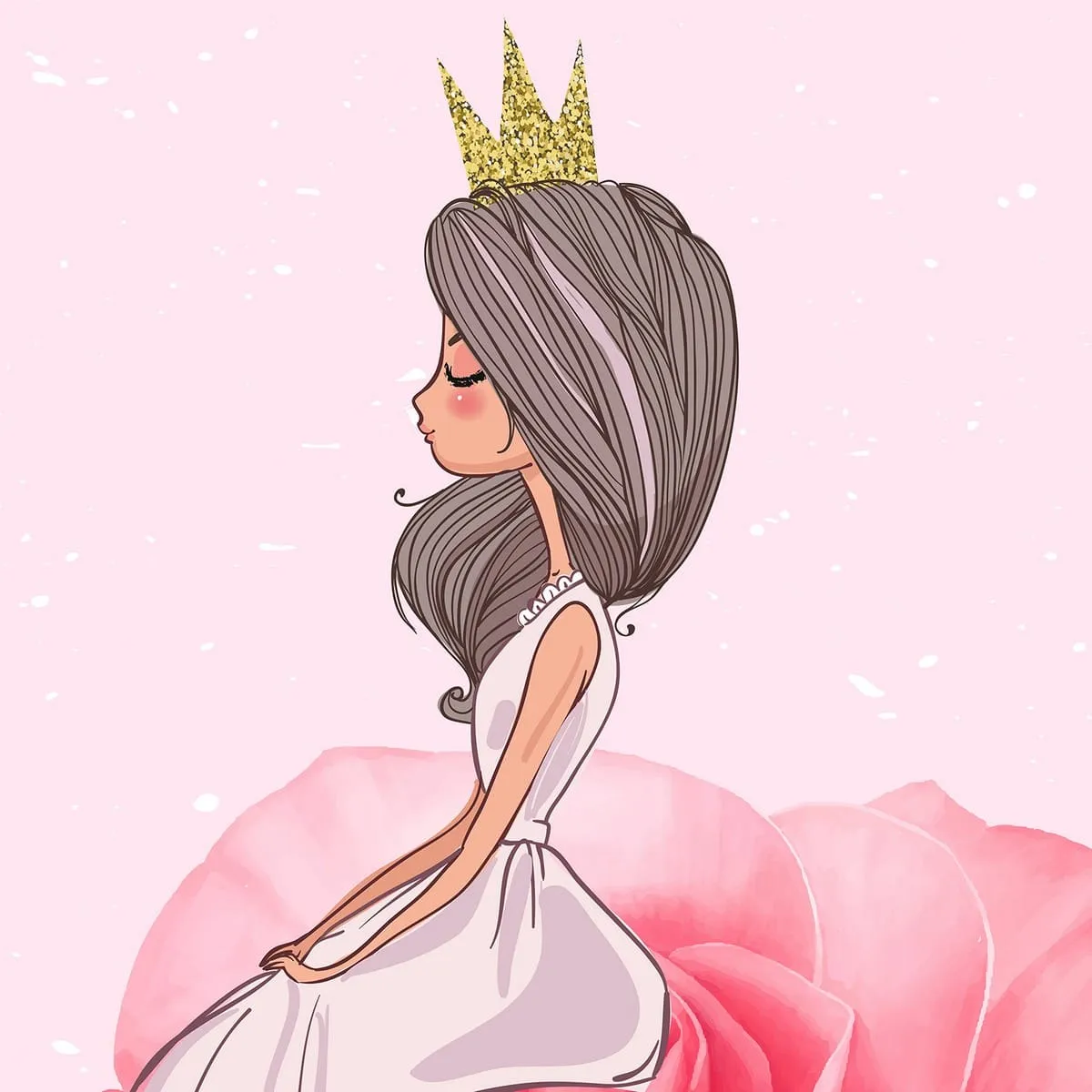 Дизайнерские фотообои рулонные Citydecor Princess 3 на флизелиновой основе 200x260 см