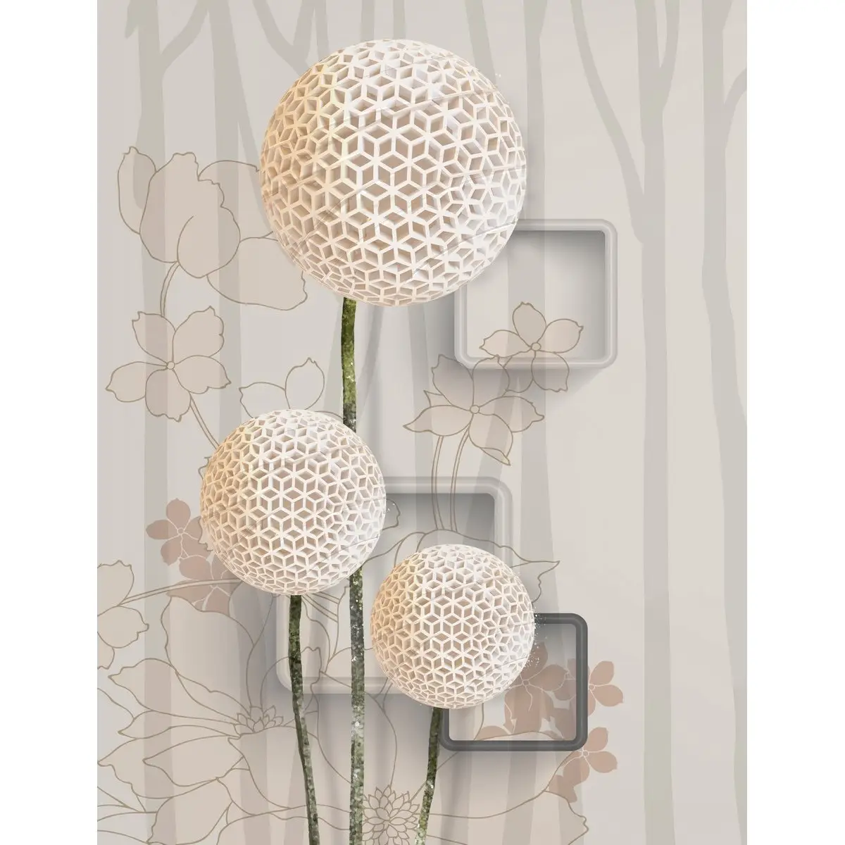 Фотообои рулонные Citydecor Абстракция 22 на флизелиновой основе 200x260 см