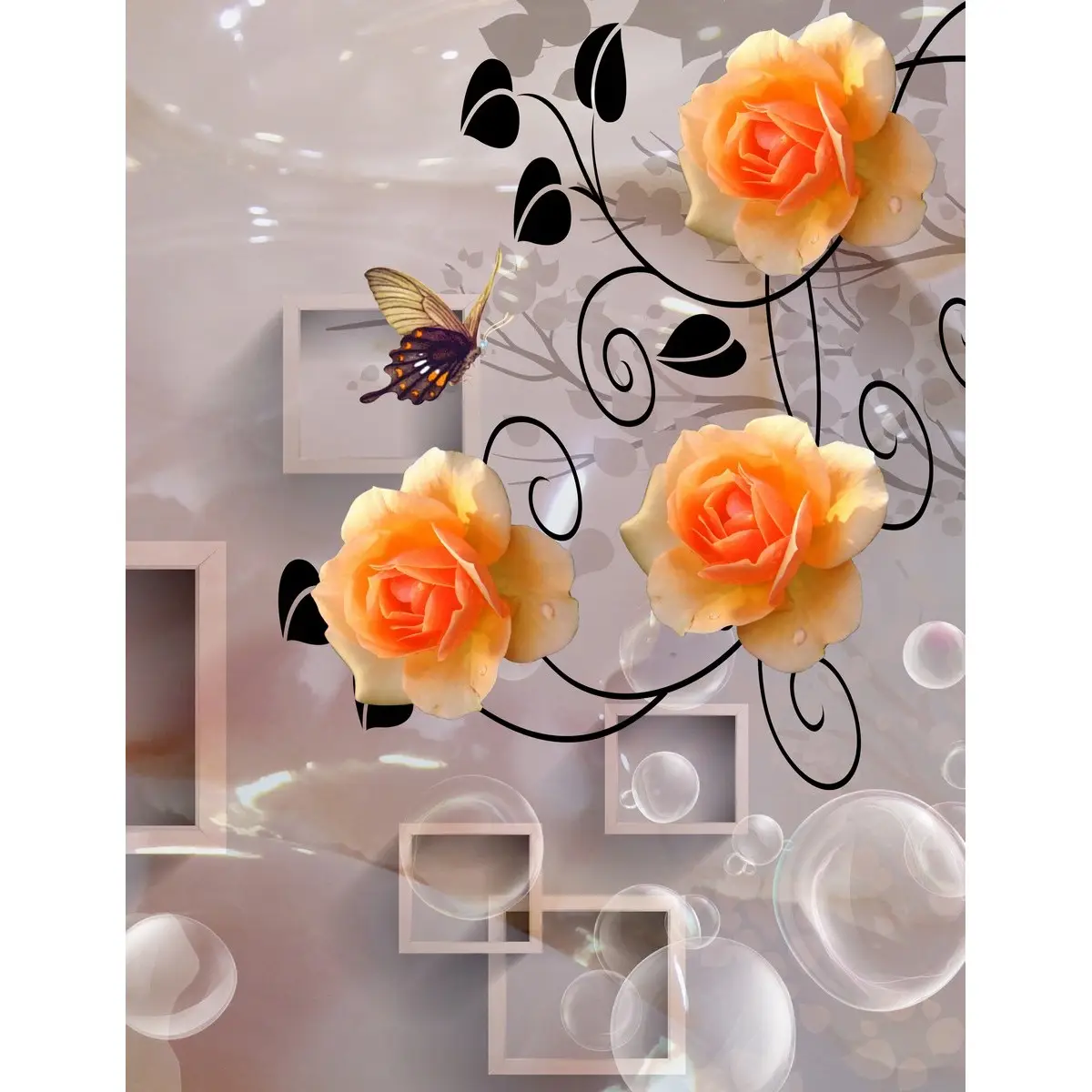 Фотообои рулонные Citydecor Абстракция 84 на флизелиновой основе 200x260 см