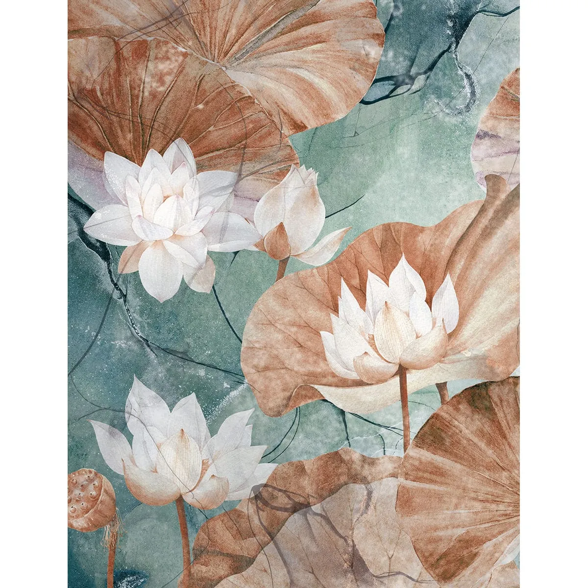 Дизайнерские фотообои рулонные Citydecor Blossom 11 на флизелиновой основе 200x260 см