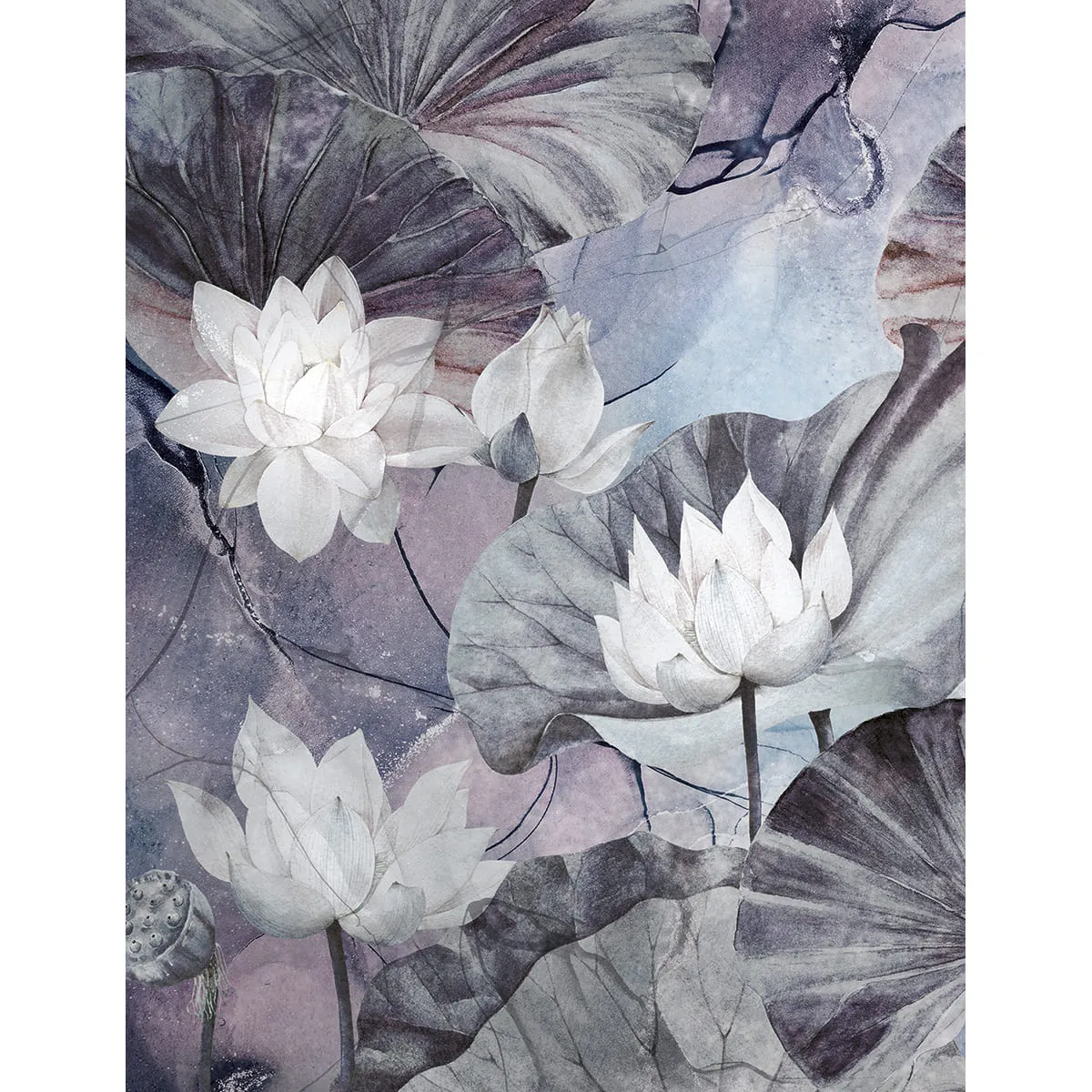 Бесшовное дизайнерское панно Citydecor Blossom 14 на флизелиновой основе 200x270 см
