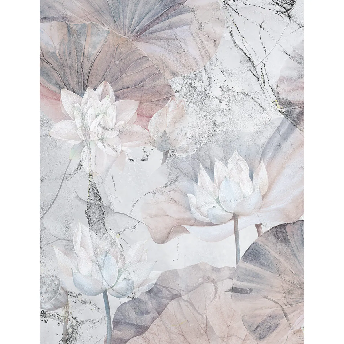 Моющиеся дизайнерские фотообои Citydecor рулонные Blossom 22 на флизелиновой основе 200x260 см (анти-фломастер)