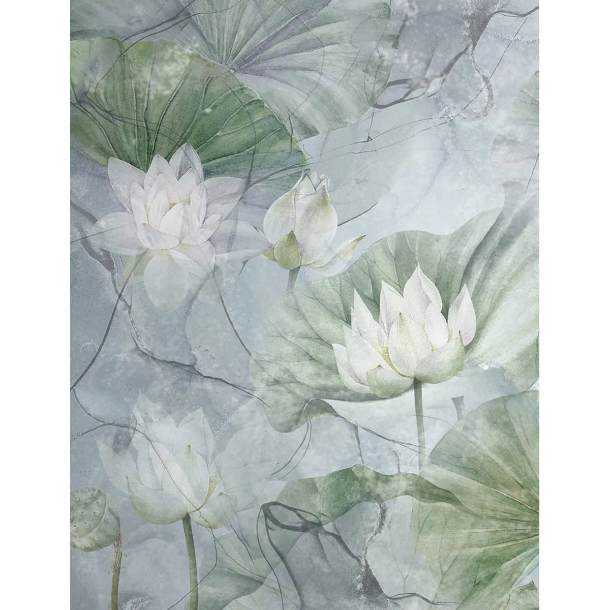 Бесшовные дизайнерские фотообои Citydecor Blossom 25 на флизелиновой основе 200x270 см