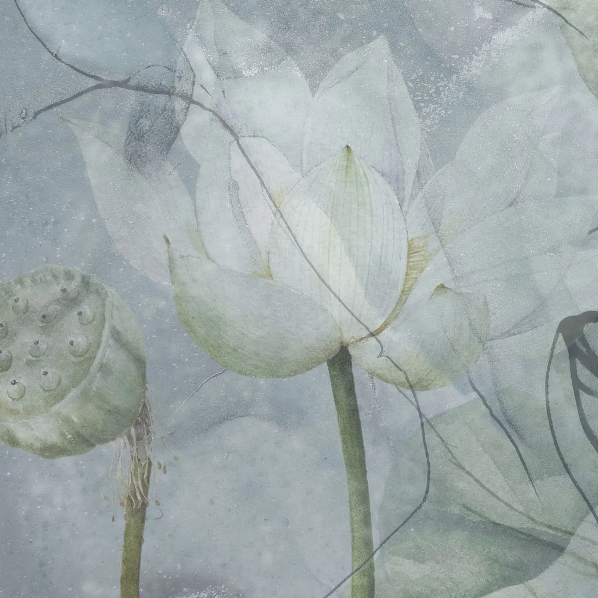 Бесшовные дизайнерские фотообои Citydecor Blossom 25 на флизелиновой основе 200x270 см