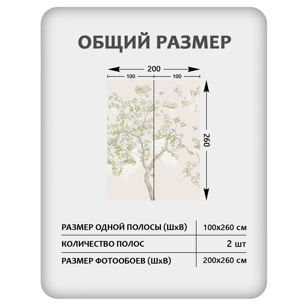 Фотообои рулонные Citydecor Blossom 29 на флизелиновой основе 200x260 см