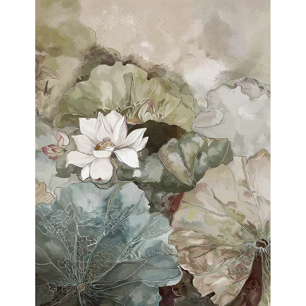 Дизайнерские фотообои рулонные Citydecor Blossom 2 на флизелиновой основе 200x260 см