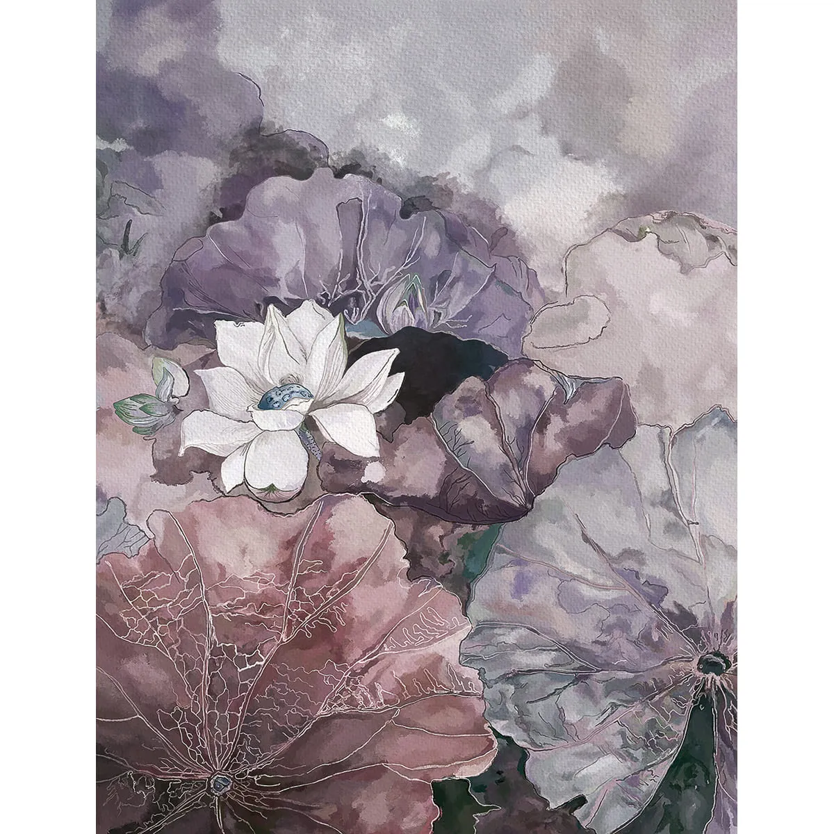 Дизайнерские фотообои рулонные Citydecor Blossom 3 на флизелиновой основе 200x260 см