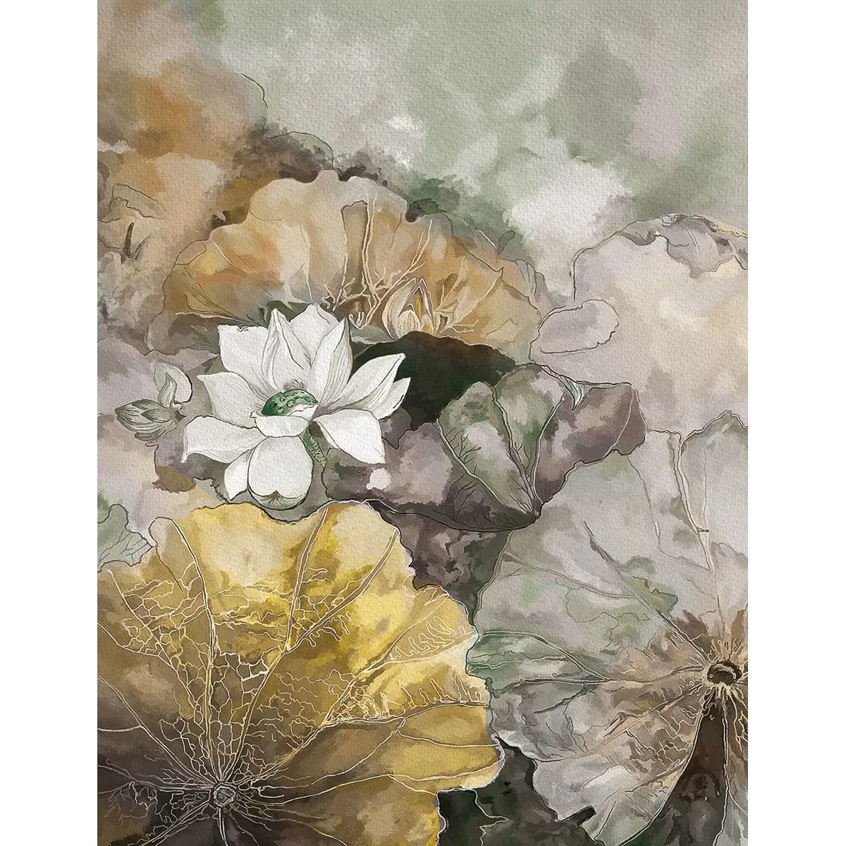 Дизайнерские фотообои рулонные Citydecor Blossom 8 на флизелиновой основе 200x260 см