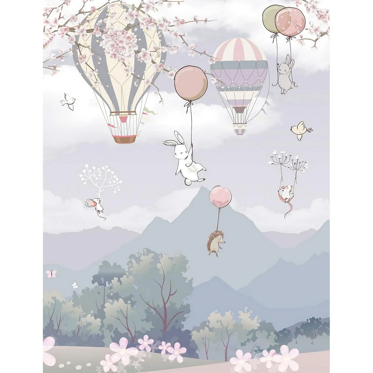 Фотообои рулонные Citydecor Cute&Lovely 13 на флизелиновой основе 200x260 см