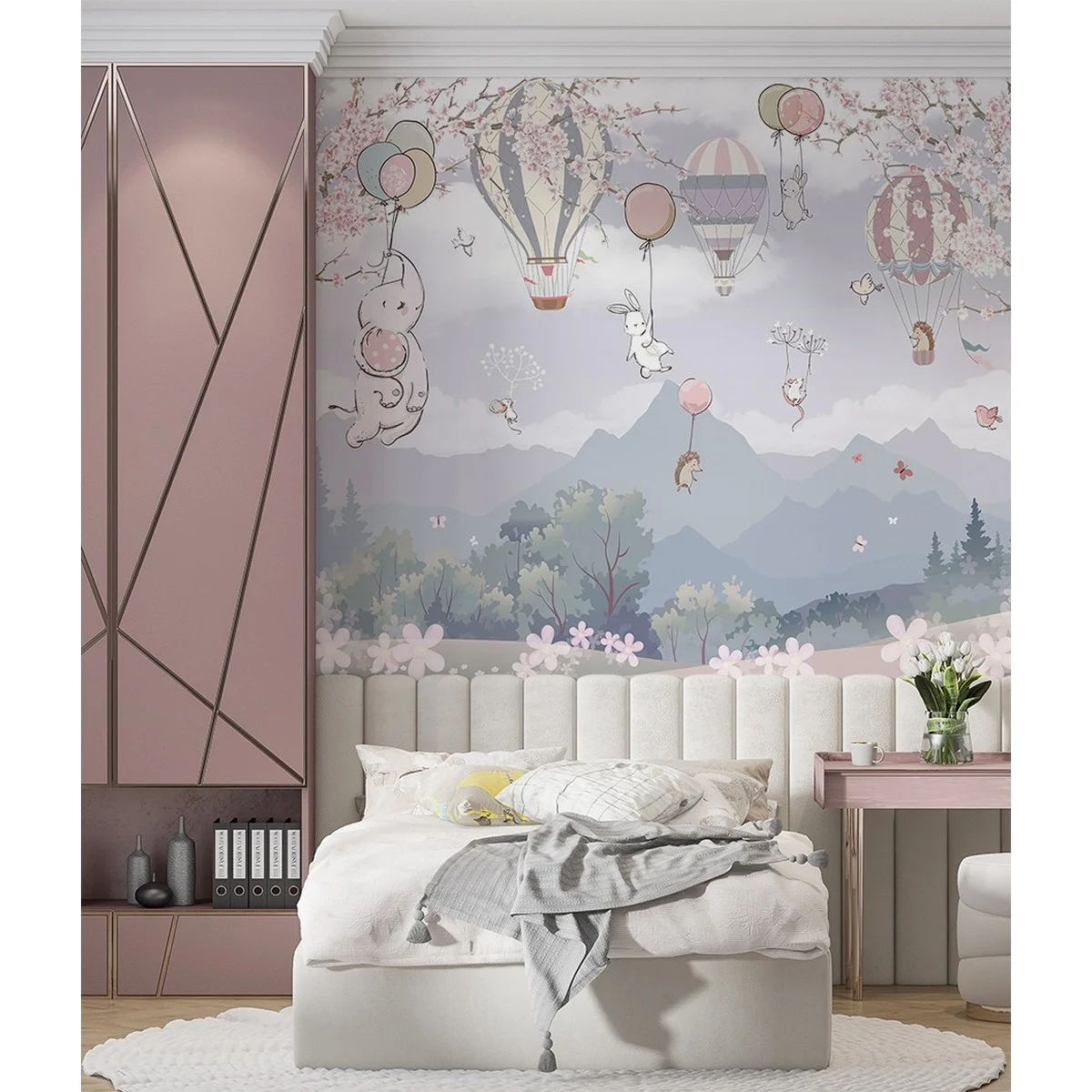 Фотообои рулонные Citydecor Cute&amp;Lovely 13 на флизелиновой основе 200x260 см