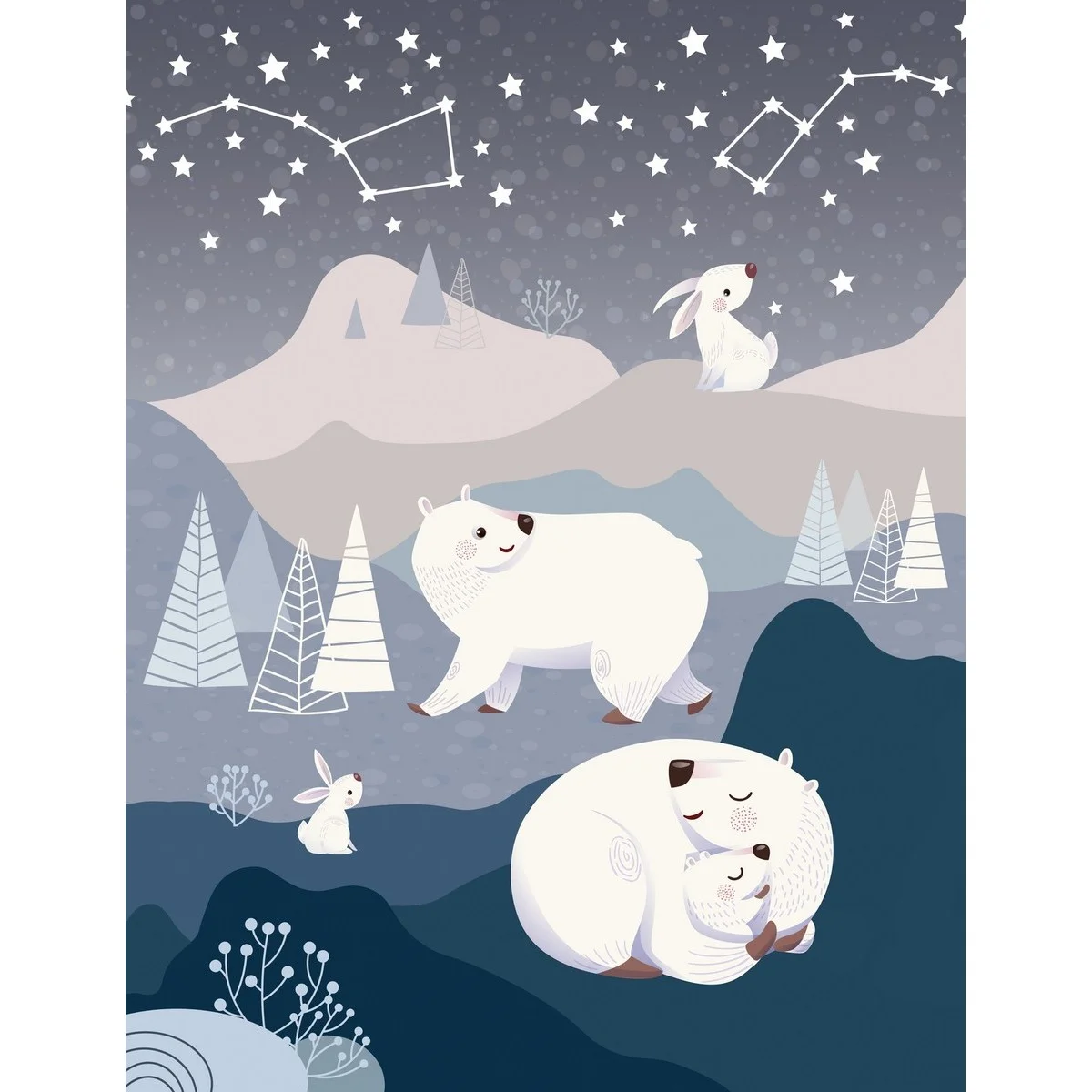 Фотообои рулонные Citydecor Cute&Lovely 15 на флизелиновой основе 200x260 см
