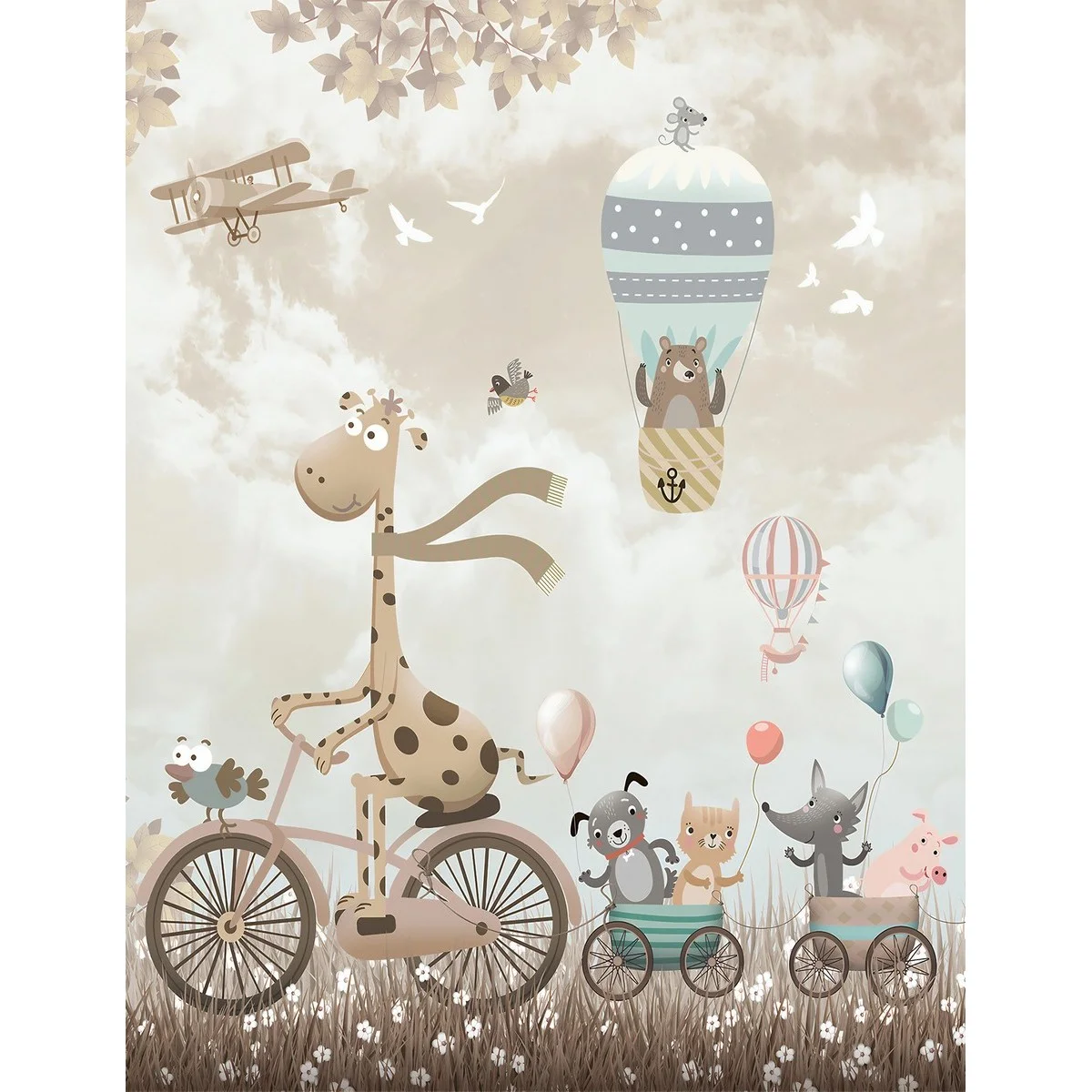 Фотообои рулонные Citydecor Cute&Lovely 17 на флизелиновой основе 200x260 см