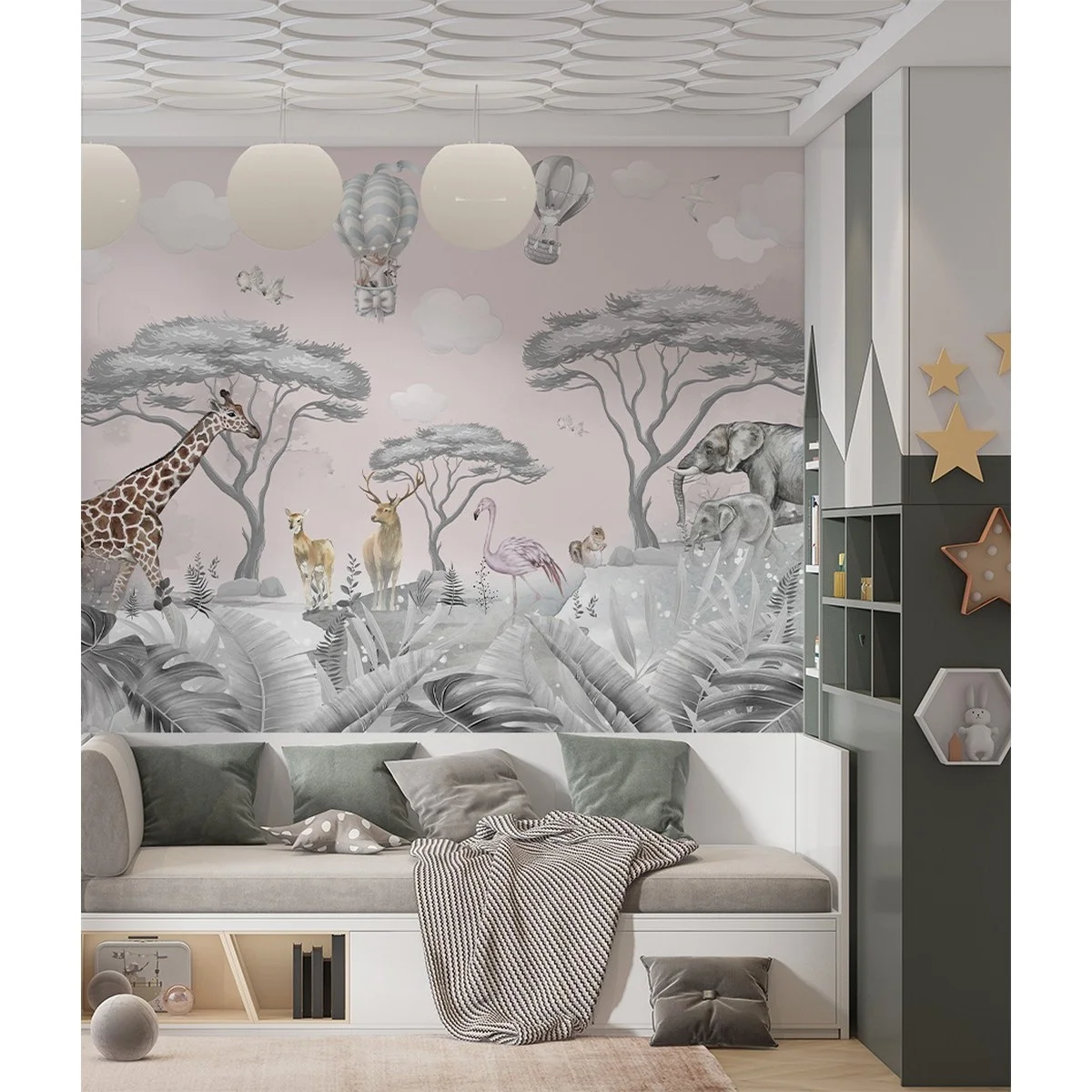 Фотообои рулонные Citydecor Cute&amp;Lovely 38 на флизелиновой основе 200x260 см