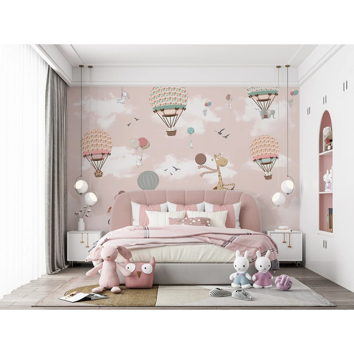 Бесшовное панно Citydecor Cute&Lovely 6 на флизелиновой основе 200x270 см