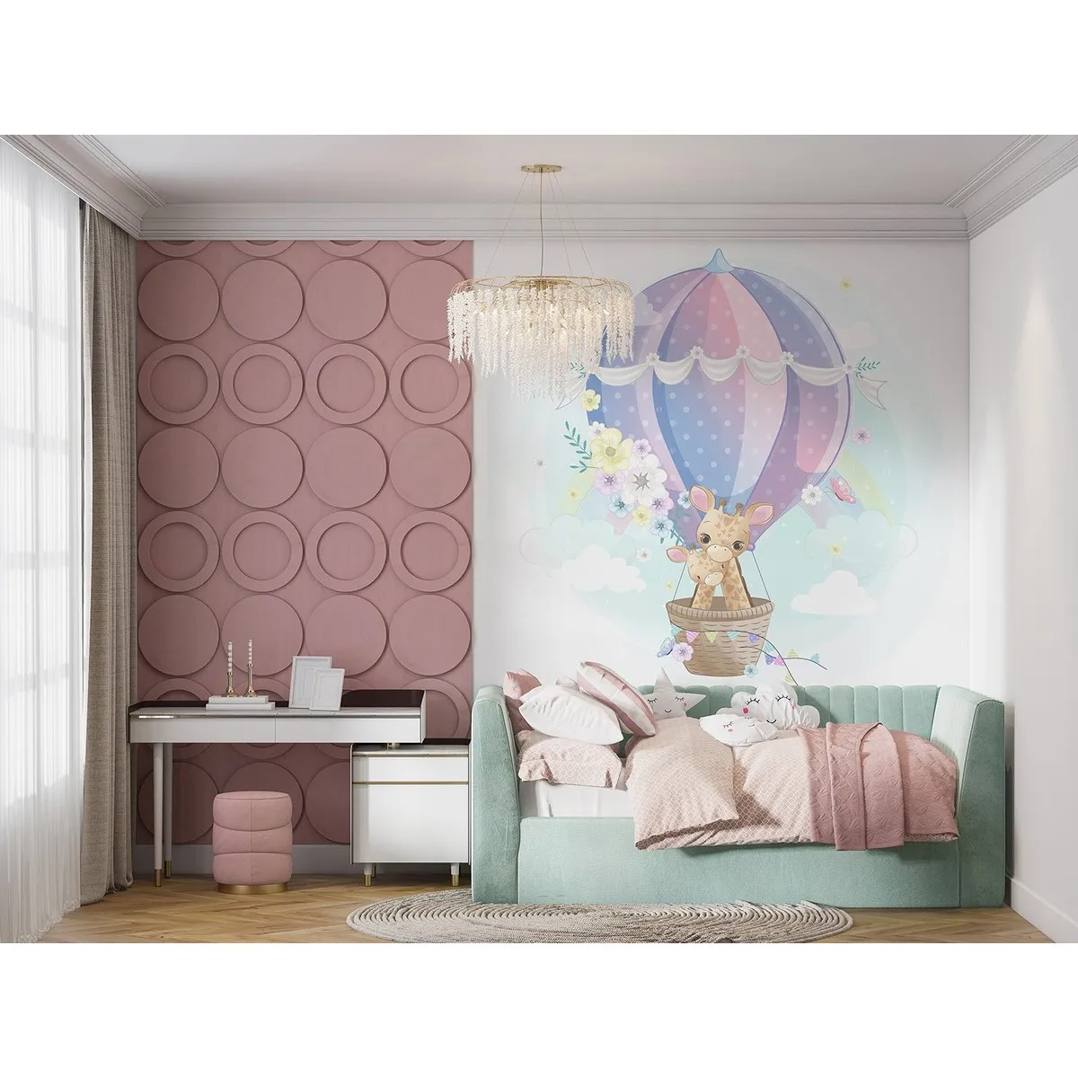 Фотообои рулонные Citydecor Детская 443 на флизелиновой основе 200x260 см