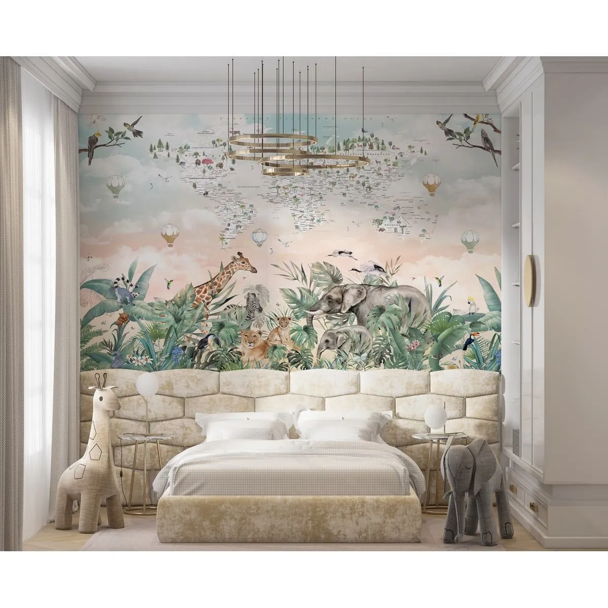 Фотообои рулонные Citydecor Джунгли зовут 17 на флизелиновой основе 200x260 см