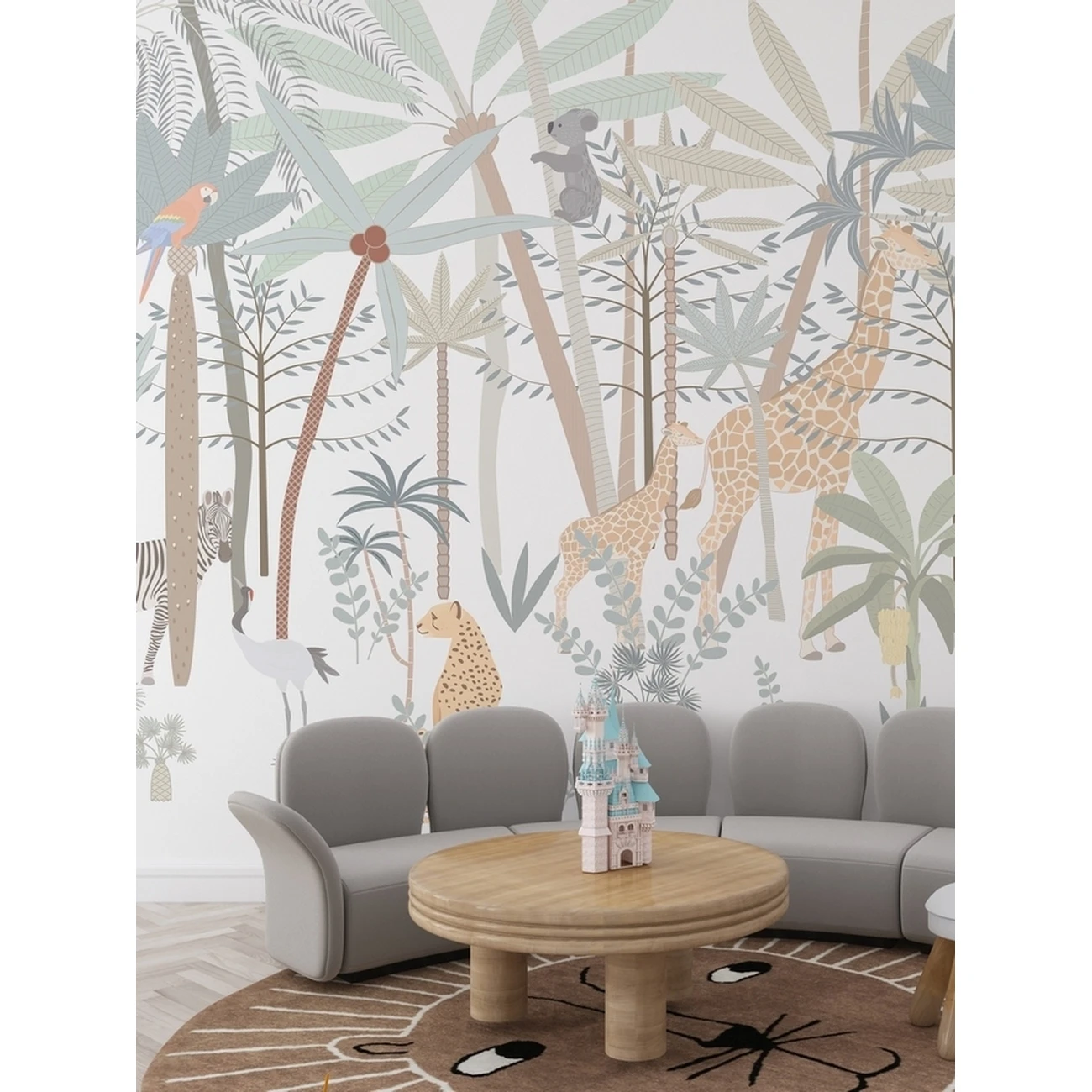 Фотообои рулонные Citydecor Джунгли зовут 28 на флизелиновой основе 200x260 см