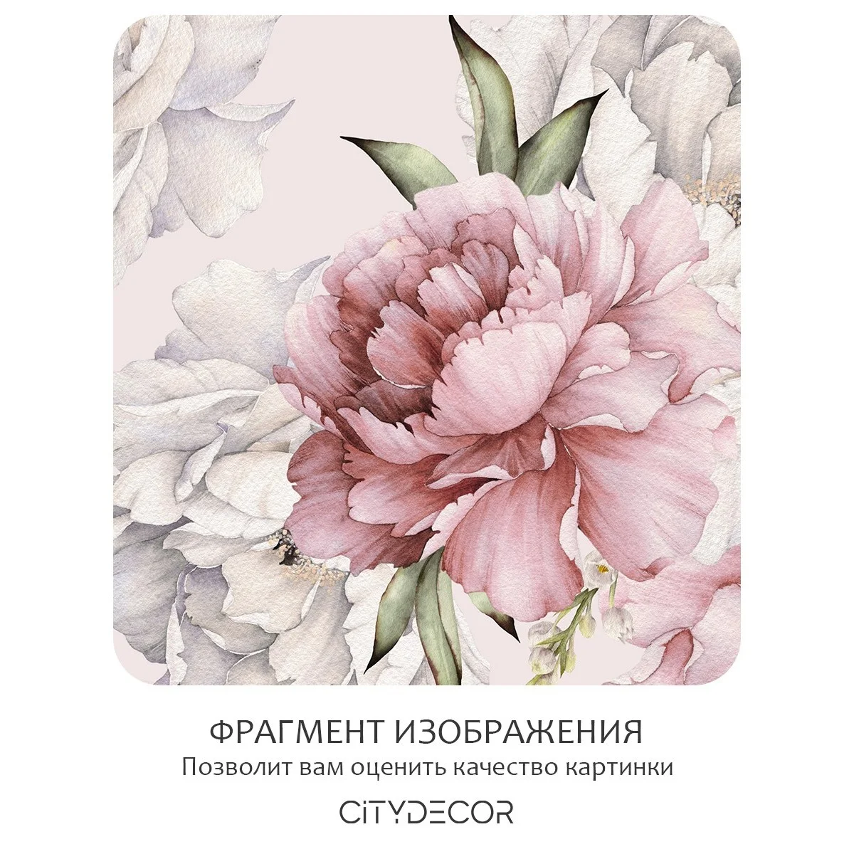 Фотообои рулонные Citydecor Цветы и Растения 44 на флизелиновой основе 200x260 см
