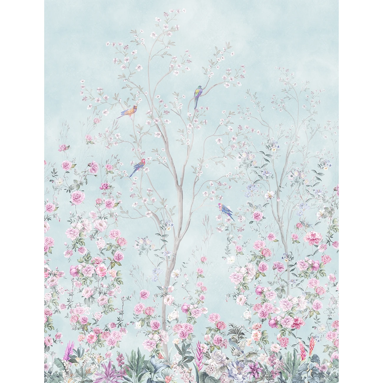Фотообои рулонные Citydecor Flower town 23 на флизелиновой основе 200x260 см