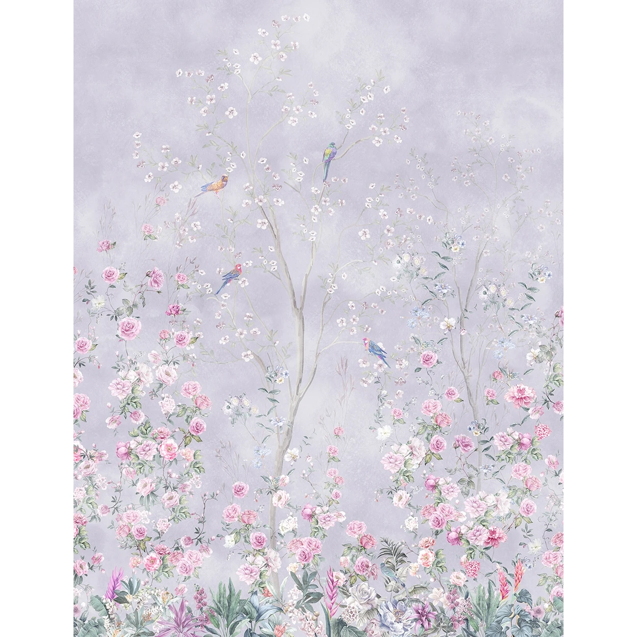 Фотообои рулонные Citydecor Flower town 24 на флизелиновой основе 200x260 см