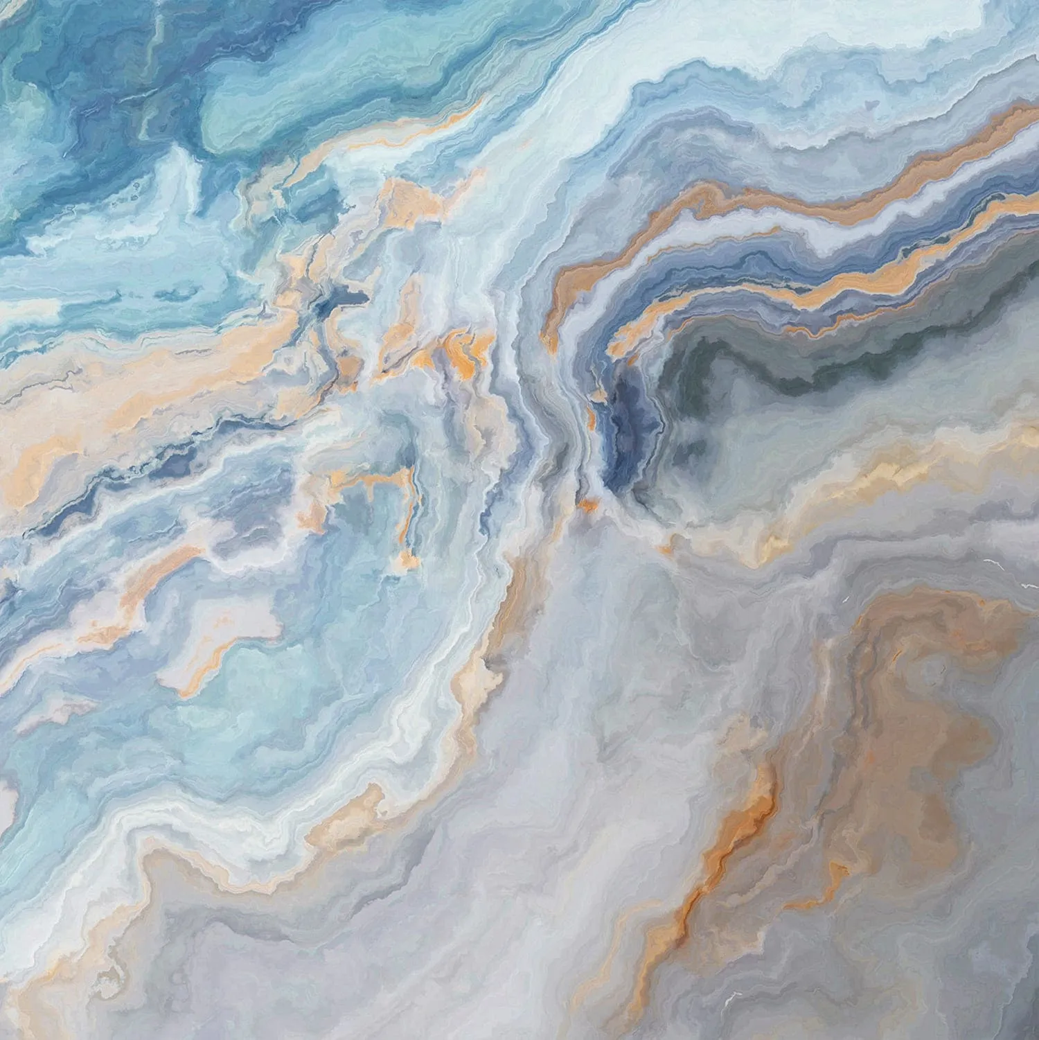 Фотообои рулонные Citydecor Флюид Арт 28 на флизелиновой основе 200x260 см