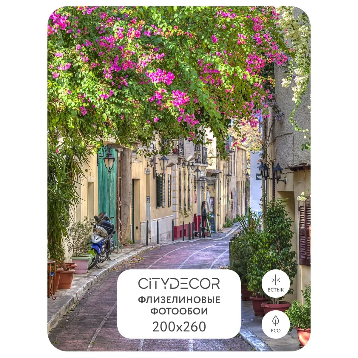 Фотообои рулонные Citydecor Фреска 54 на флизелиновой основе 200x260 см