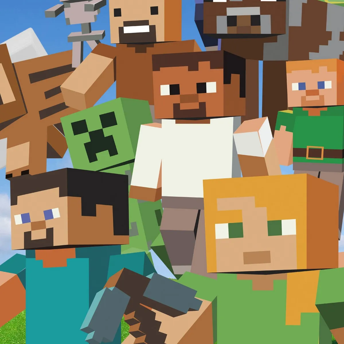 Фотообои рулонные Citydecor Майнкрафт на флизелиновой основе 200x260 см 