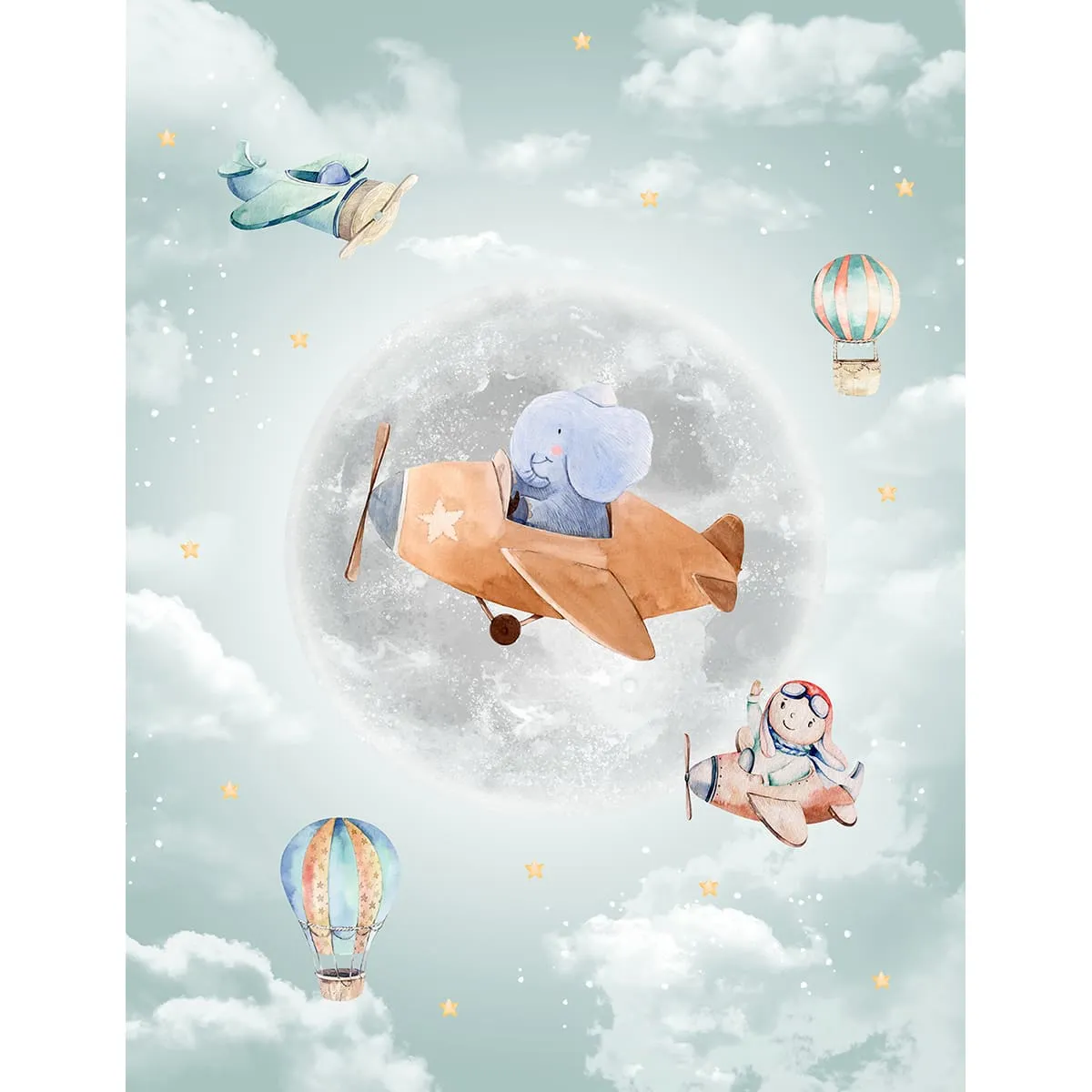 Дизайнерские фотообои рулонные Citydecor Мечтатели 1 на флизелиновой основе 200x260 см