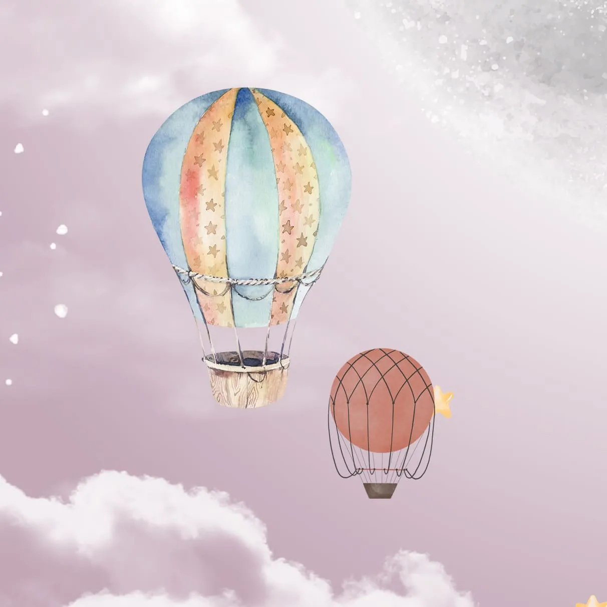 Дизайнерские фотообои рулонные Citydecor Мечтатели 10 на флизелиновой основе 200x260 см