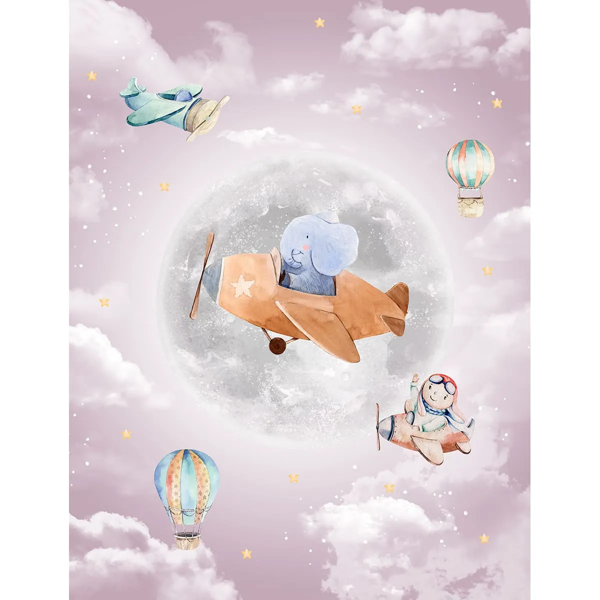 Дизайнерские фотообои рулонные Citydecor Мечтатели 2 на флизелиновой основе 200x260 см