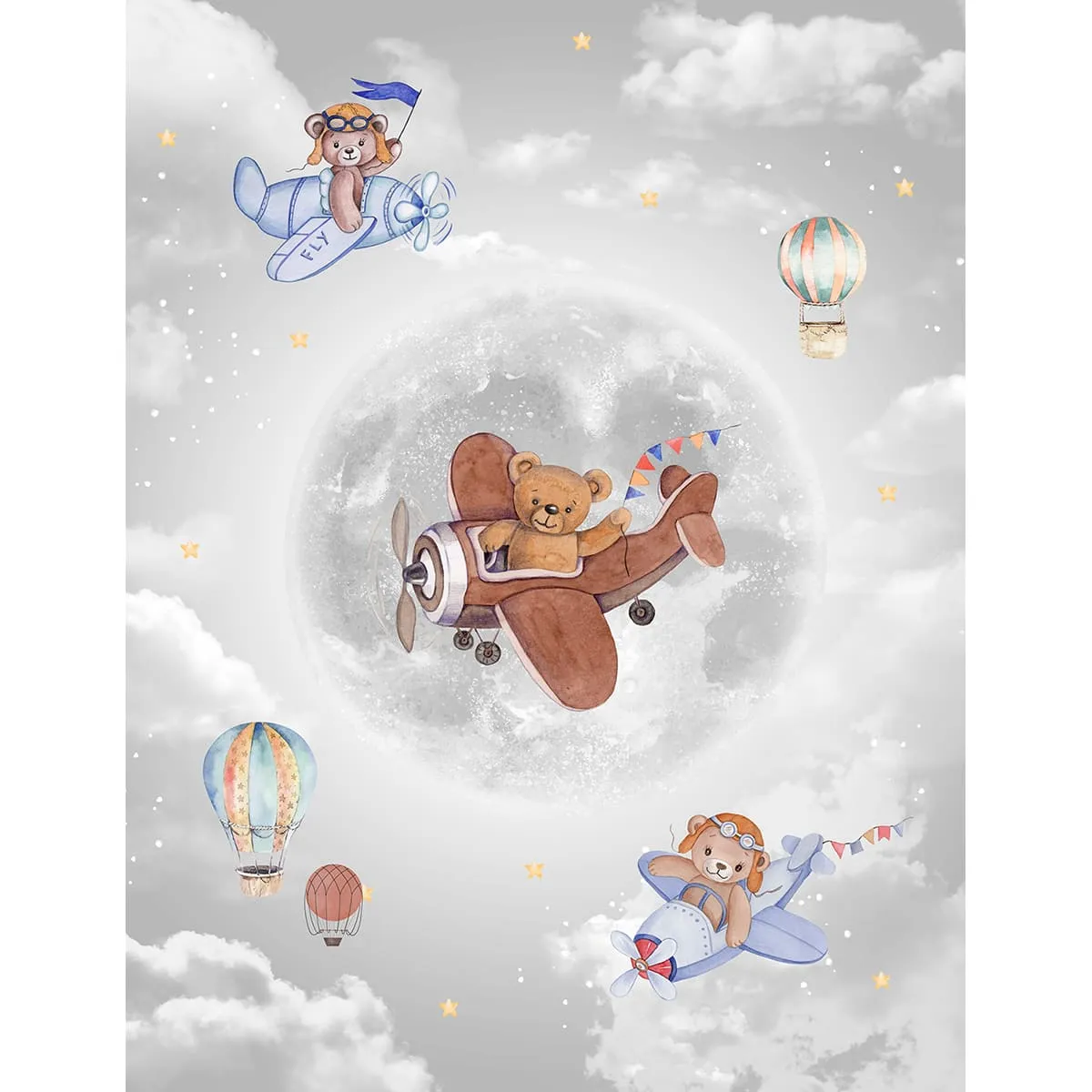 Дизайнерские фотообои рулонные Citydecor Мечтатели 9 на флизелиновой основе 200x260 см