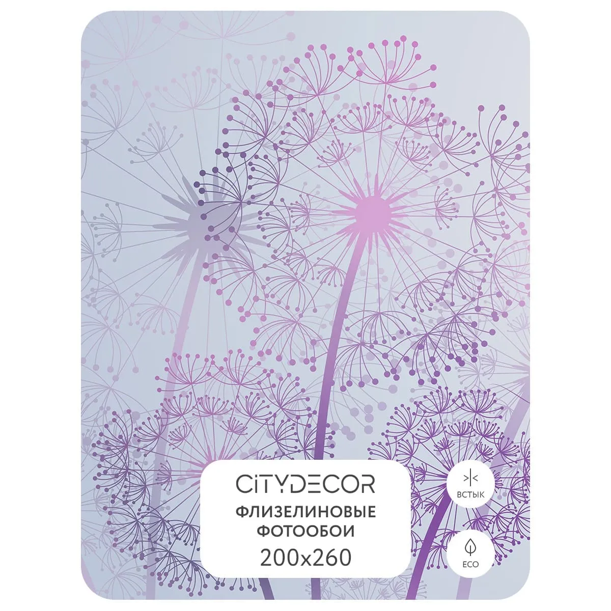 Фотообои рулонные Citydecor Невесомость 12 на флизелиновой основе 200x260 см