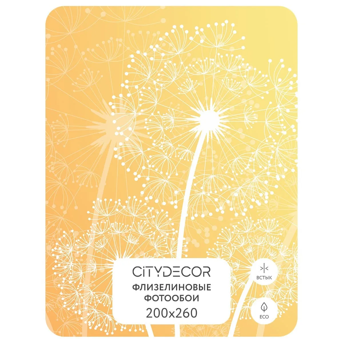 Фотообои рулонные Citydecor Невесомость 4 на флизелиновой основе 200x260 см