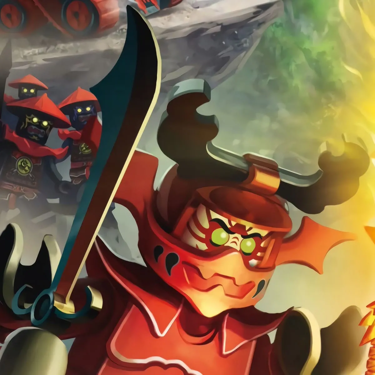 Фотообои рулонные Citydecor Ниндзяго: Навстречу приключениям 2 на флизелиновой основе 200x260 см