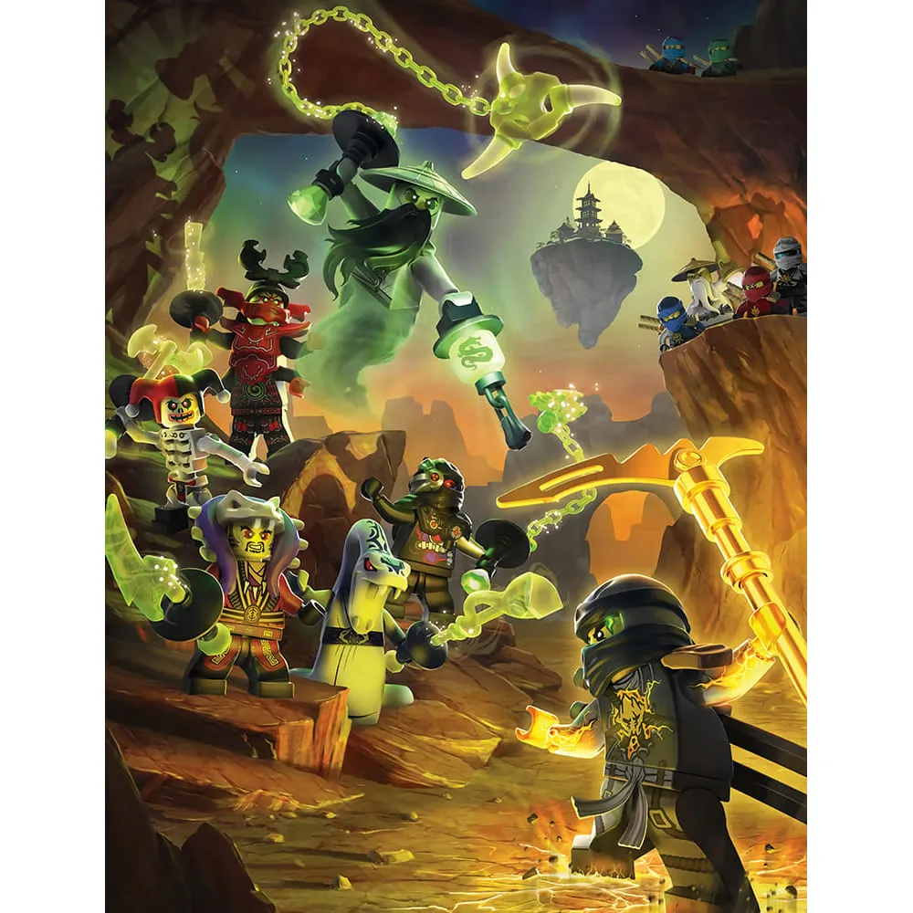 Фотообои рулонные Citydecor Ниндзяго: Навстречу приключениям 3 на флизелиновой основе 200x260 см