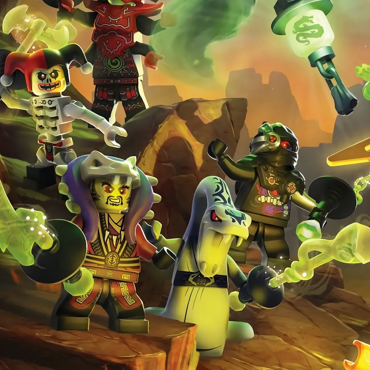 Фотообои рулонные Citydecor Ниндзяго: Навстречу приключениям 3 на флизелиновой основе 200x260 см