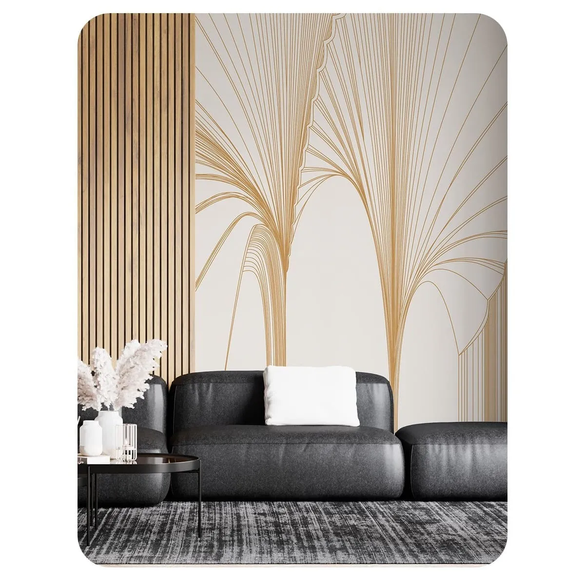 Фотообои рулонные Citydecor Perfect Lines 23 на флизелиновой основе 200x260 см