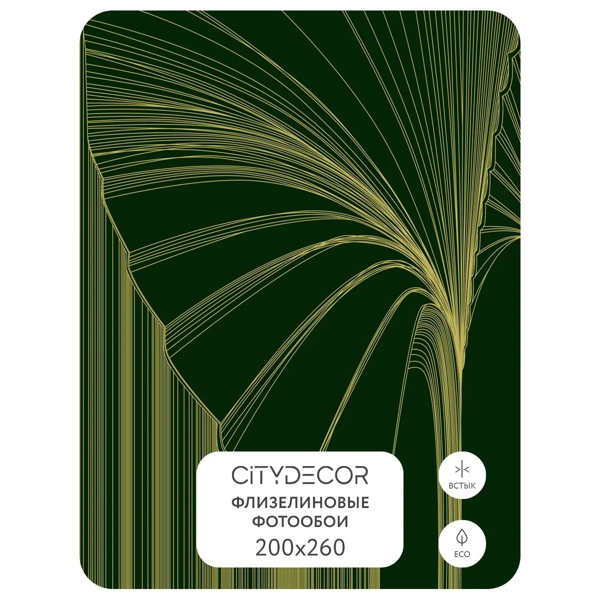 Фотообои рулонные Citydecor Perfect Lines 24 на флизелиновой основе 200x260 см