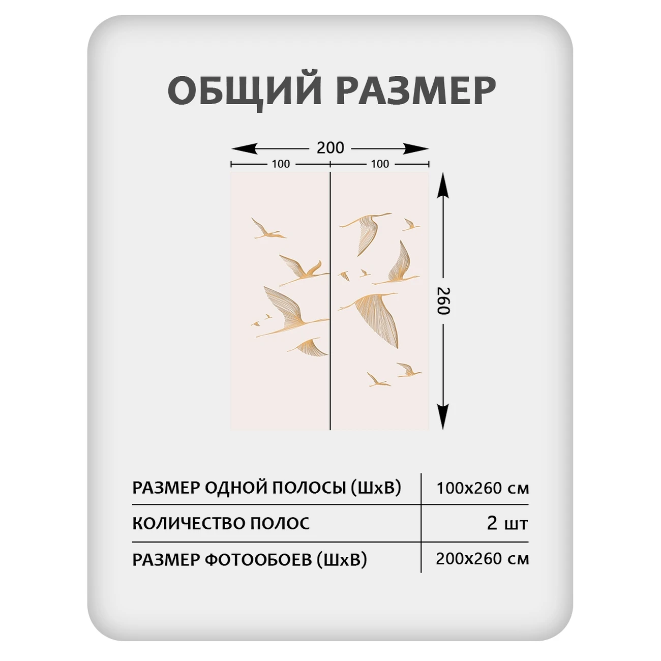 Фотообои рулонные Citydecor Perfect Lines 67 на флизелиновой основе 200x260 см