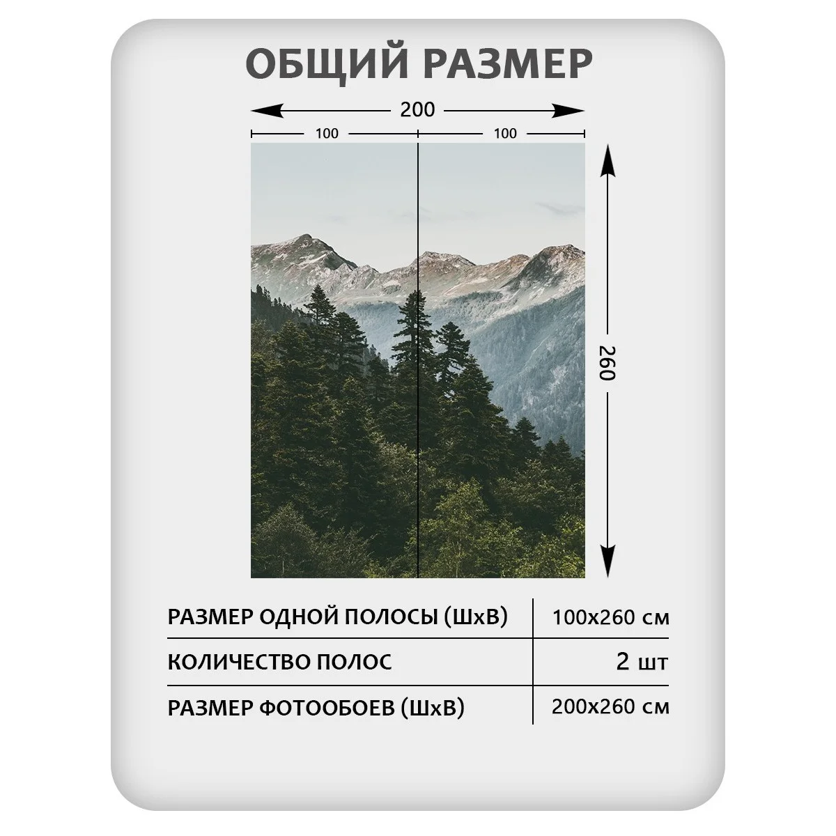 Фотообои рулонные Citydecor Природа 52 на флизелиновой основе 200x260 см