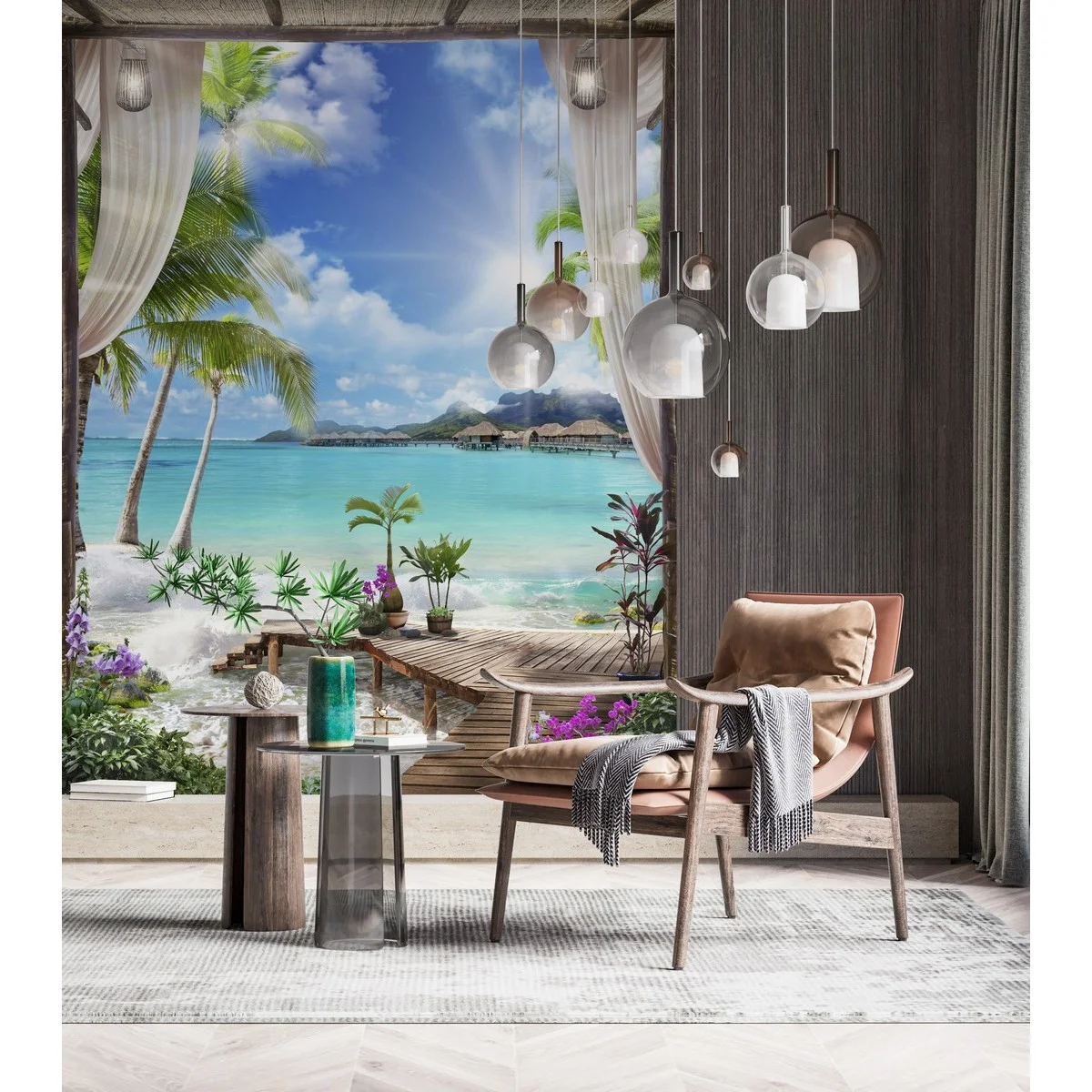 Фотообои рулонные Citydecor Море и Водопады 31 на флизелиновой основе 200x260 см