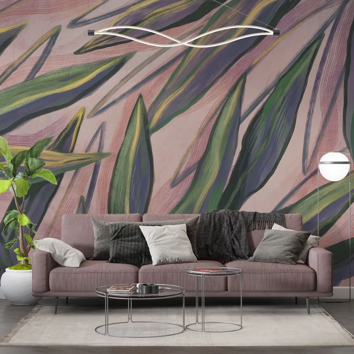 Бесшовное дизайнерское панно Citydecor Sunset 28 на флизелиновой основе 200x270 см