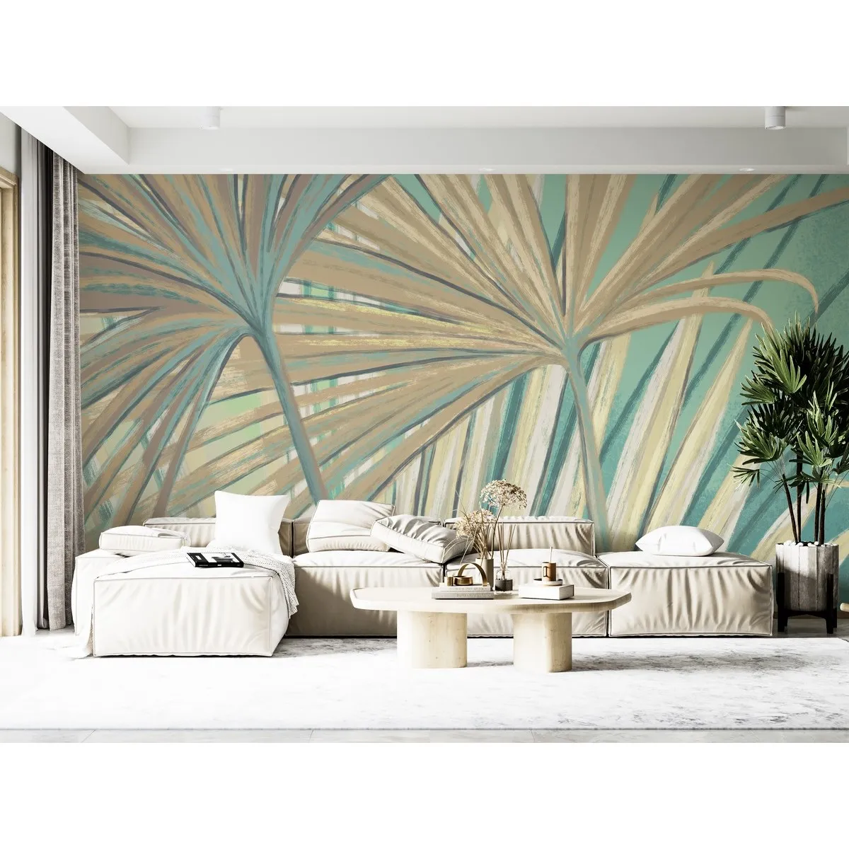 Бесшовное дизайнерское панно Citydecor Sunset 37 на флизелиновой основе 200x270 см