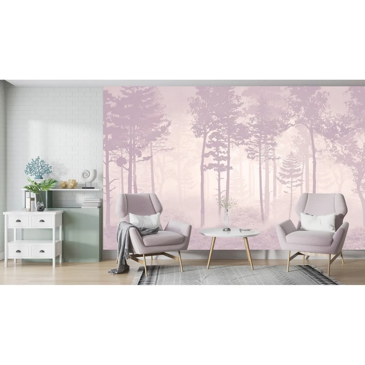 Дизайнерские фотообои рулонные Citydecor Таинственный лес 14 на флизелиновой основе 200x260 см