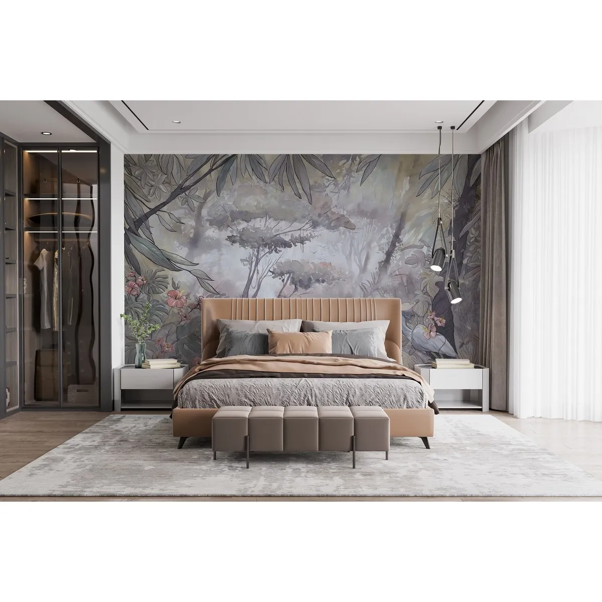 Фотообои рулонные Citydecor Таинственный лес 18 на флизелиновой основе 200x260 см