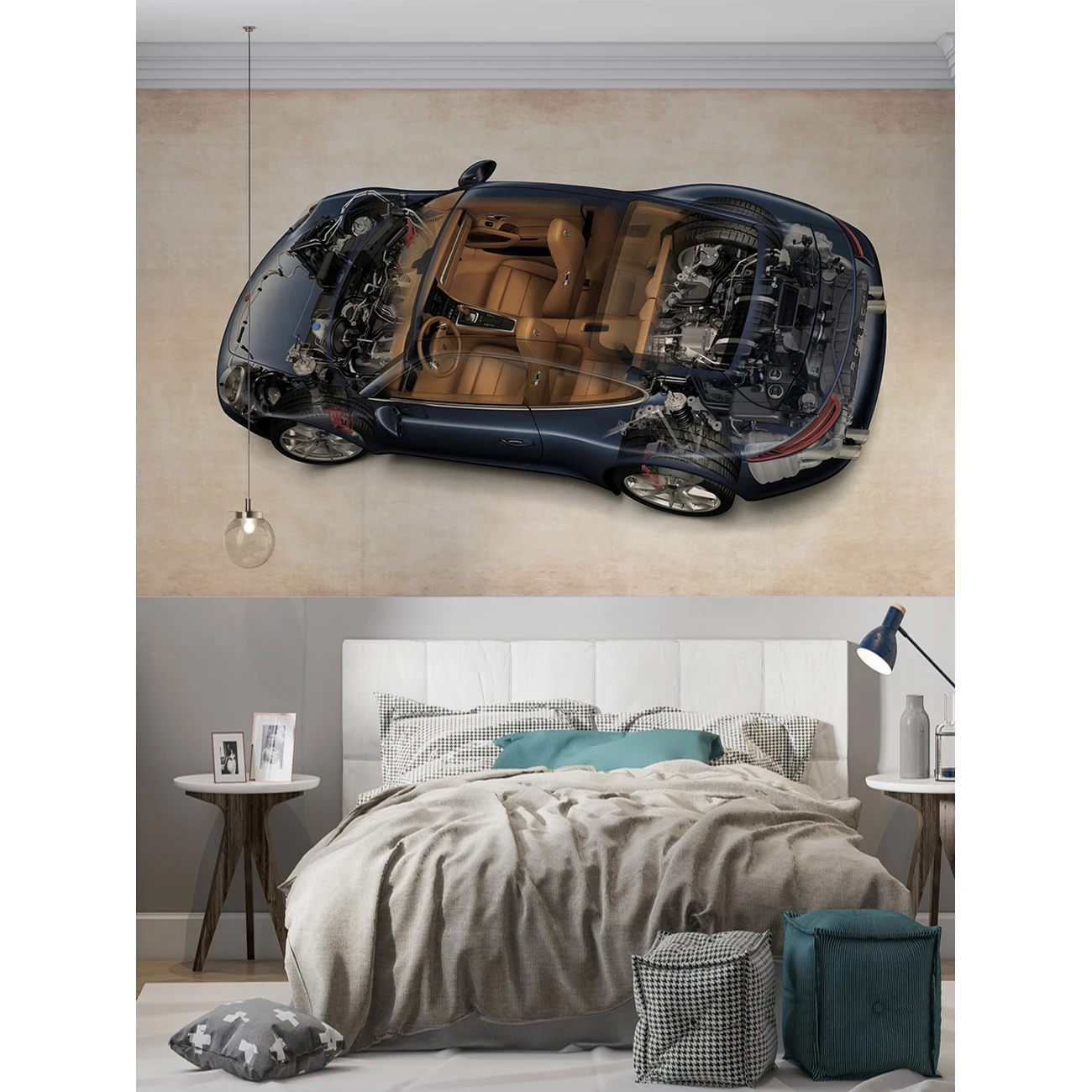 Фотообои рулонные Citydecor Technic 41 на флизелиновой основе 200x260 см