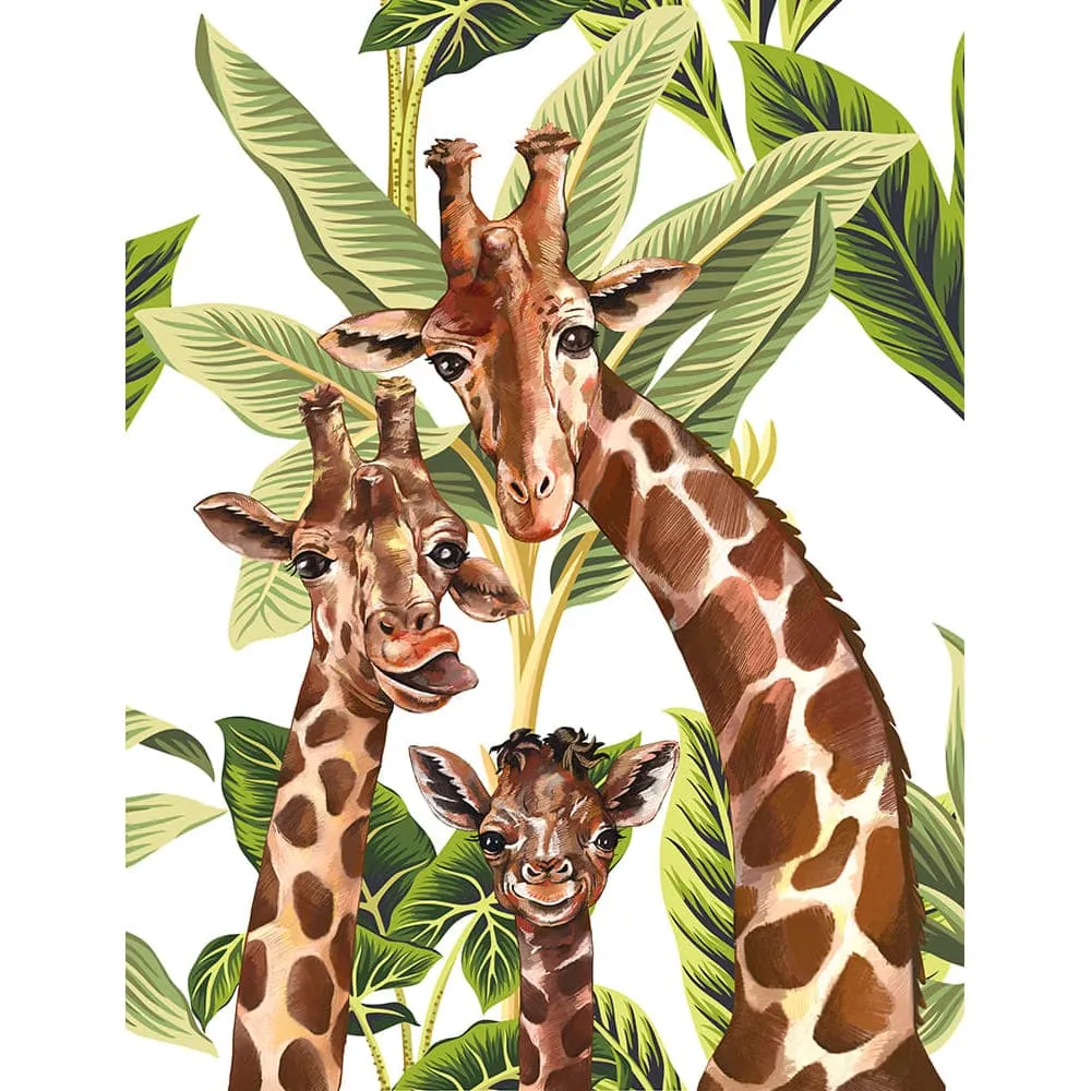 Фотообои рулонные Citydecor Веселая семейка на флизелиновой основе 200x260 см