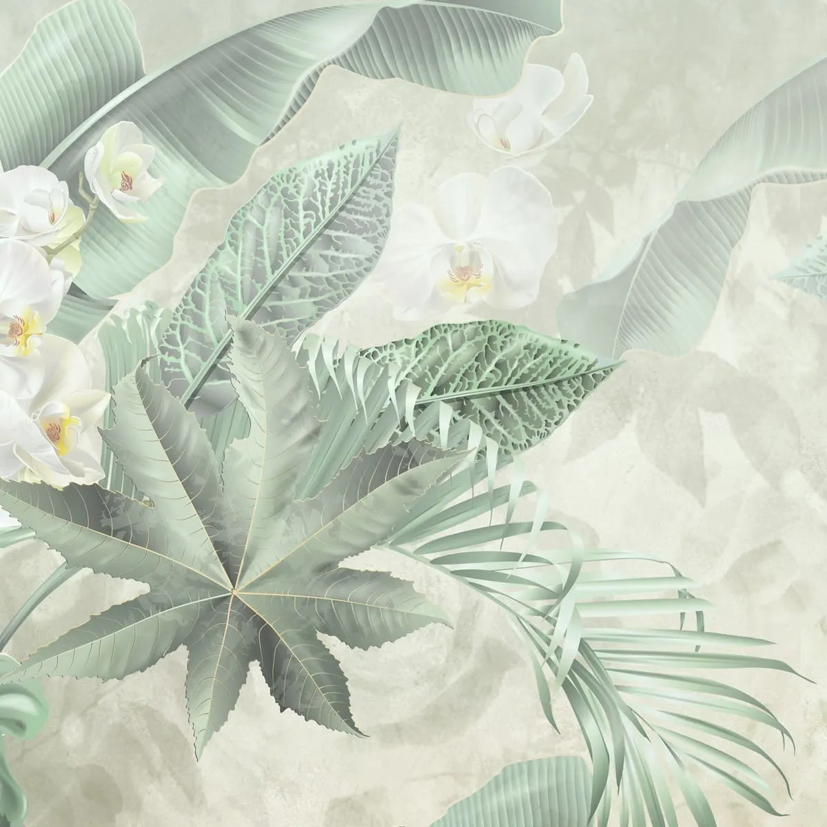 Фотообои рулонные Citydecor Знойные тропики 10 на флизелиновой основе 200x260 см